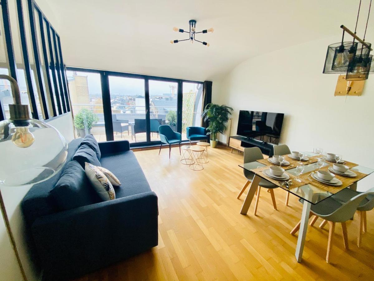 The Luxury Green Penthouse In City Center With Terrace And Free Parking Luxembourg Luaran gambar